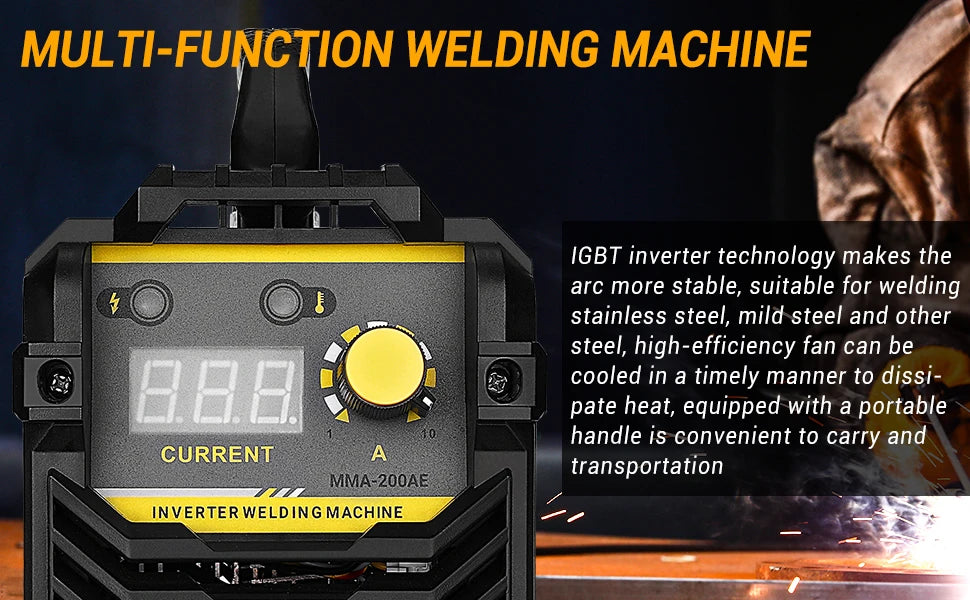 DEKO MMA Series 4.1KVA Inverter Arc Electric Welding Machine 220V MMA Welder for DIY Welding Working and Electric Working