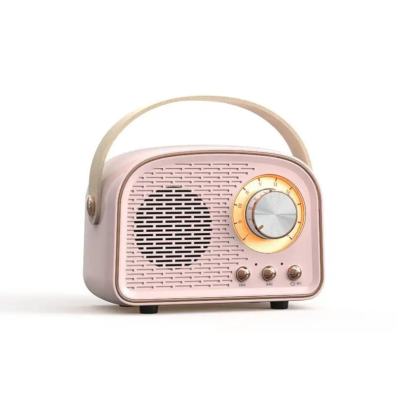 Retro Mini Bluetooth Speaker Classical Music Player Stereo Bass Sound Box Portable Wireless Speaker Home Travel Music Player