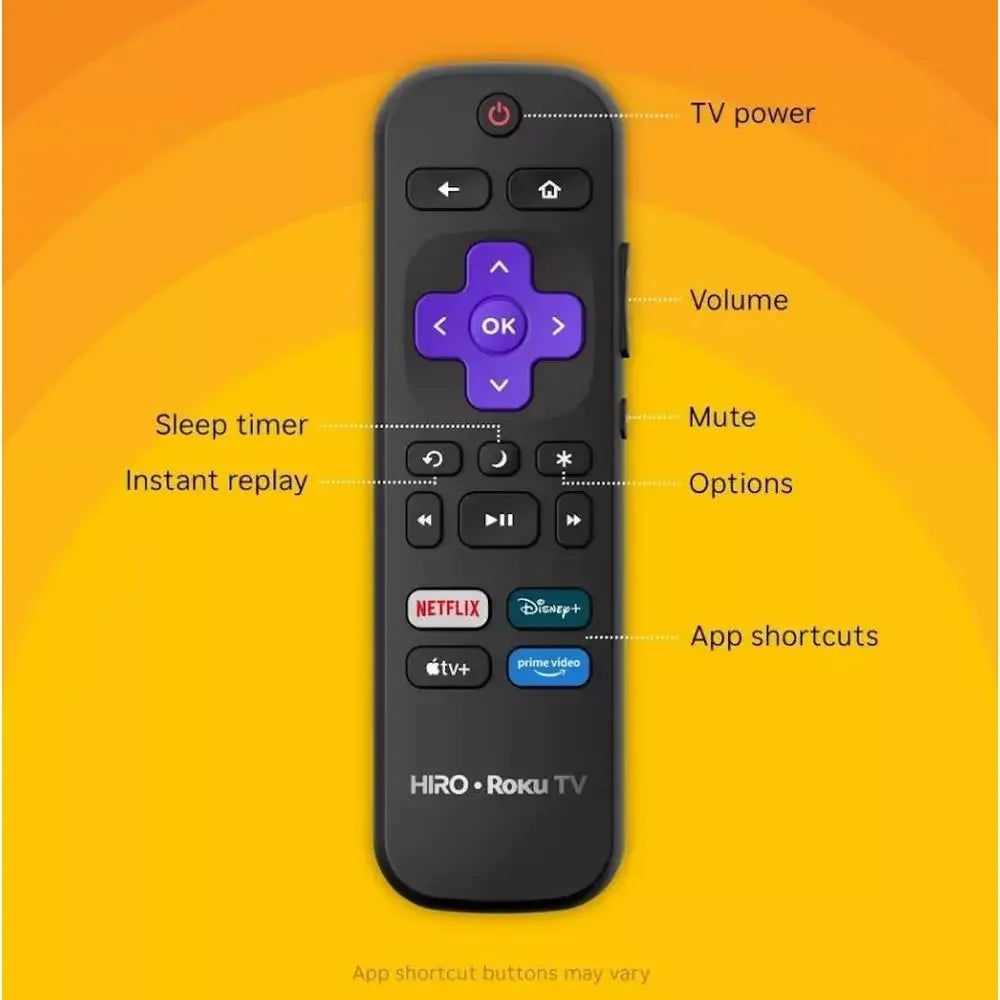 Téléviseur intelligent Hiro TV 40" 1080p Full HD avec Dolby Audio pour le streaming, LED Direct Lit, avec Wi-Fi, Bluetooth, 3 ports HDMI - H40C3C