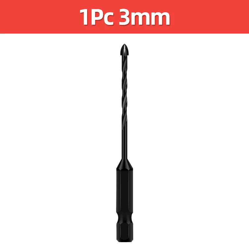 TOOLEYE Cross Hex Drill Bit Set