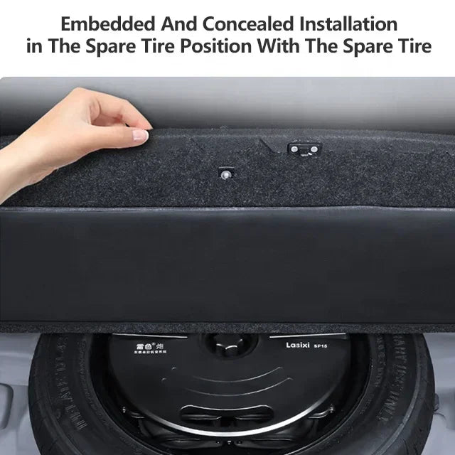 2025/15inch Super Bass Speaker Spare Car Tires Active Audio Subwoofer Amplifier