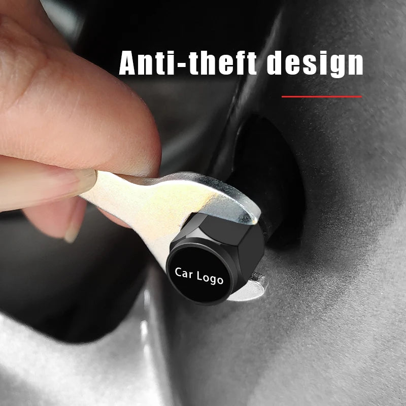 5PCS Car Tire Valve Cover Aluminium Alloy Tire Wheel Stem Air Valve Cap For Tesla Model 3 Y S X 2021 Roadster Cybertruck Juguete