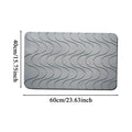 Anti-slip Diatomite Stone Bath Mat Diatom Mud Soft Mat Water Absorption Quick Drying Diatomite Stone Shower Mat Entryway Rugs
