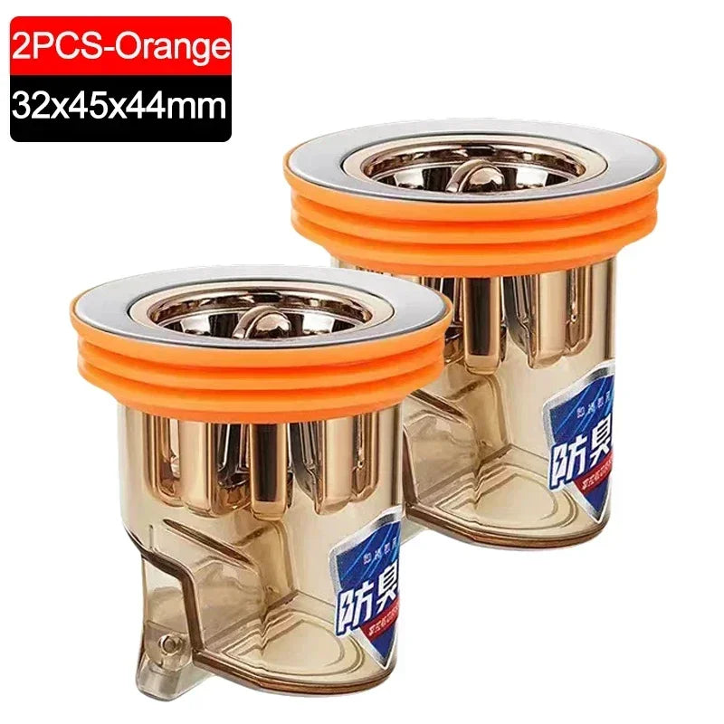 Gravity-Induction Floor Drain-Core Toilet Deodorant Anti-Odor No Smell Bathroom Toilet Sewer Shower Drain for Bathtub Kitchen