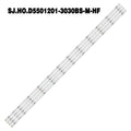 New 4pcs/Kit LED Strips for 55 TV SJ HO D5501201 3030BS M HF SJ.HO.D5501201-3030BS-M-HF 180818 PC65333A 1201969 55R6E