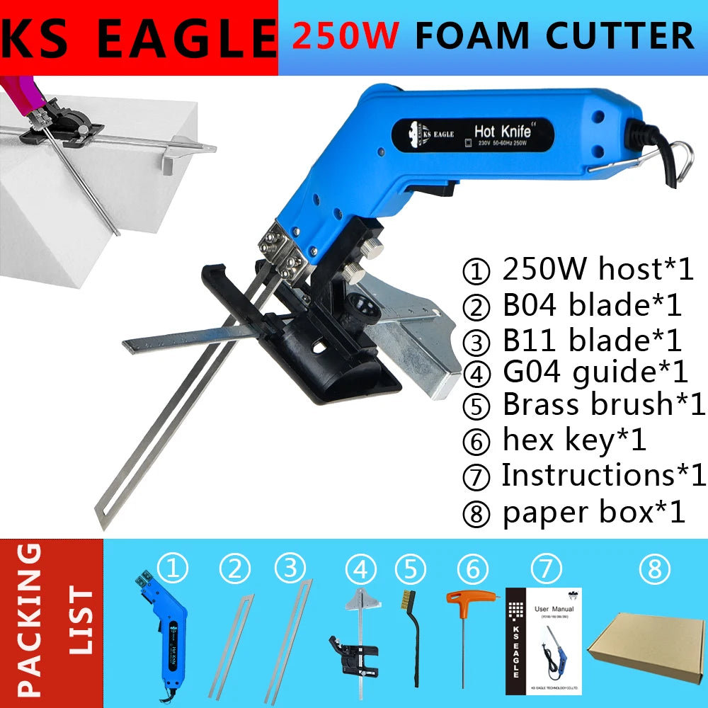 KS EAGLE Electric Foam Cutter Hot Wire Thermal Knife for Polystyrene Cut Styrofoam Knife Electric Hot Wire Foam Cutting Machine