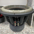 Subwoofer de voiture 15 pouces 2500W RMS Double bobine mobile 3 aimants Cône papier robuste Subwoofers 15 pouces pour audio de voiture 15100-058