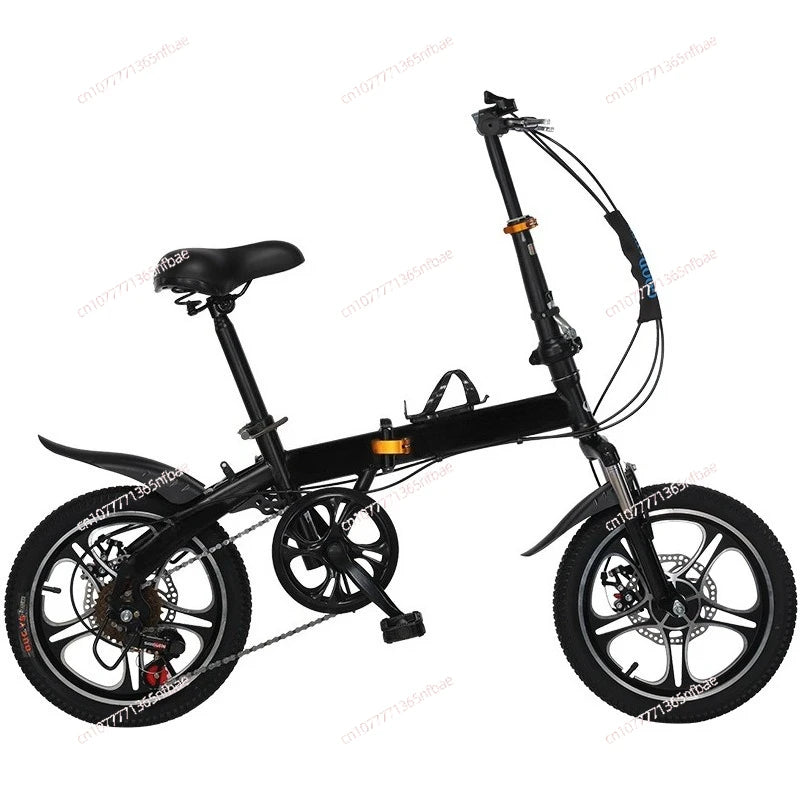 20 Inch Folding Bike for Adults – Lightweight 7-Speed Bicycle for Students Men Women Gift