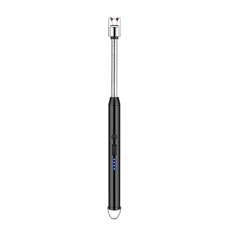 New Windproof Dual Arc Plasma Lighter Waterproof USB Rechargeable Lighter Suitable for Outdoor BBQ Candle Smoking Accessories