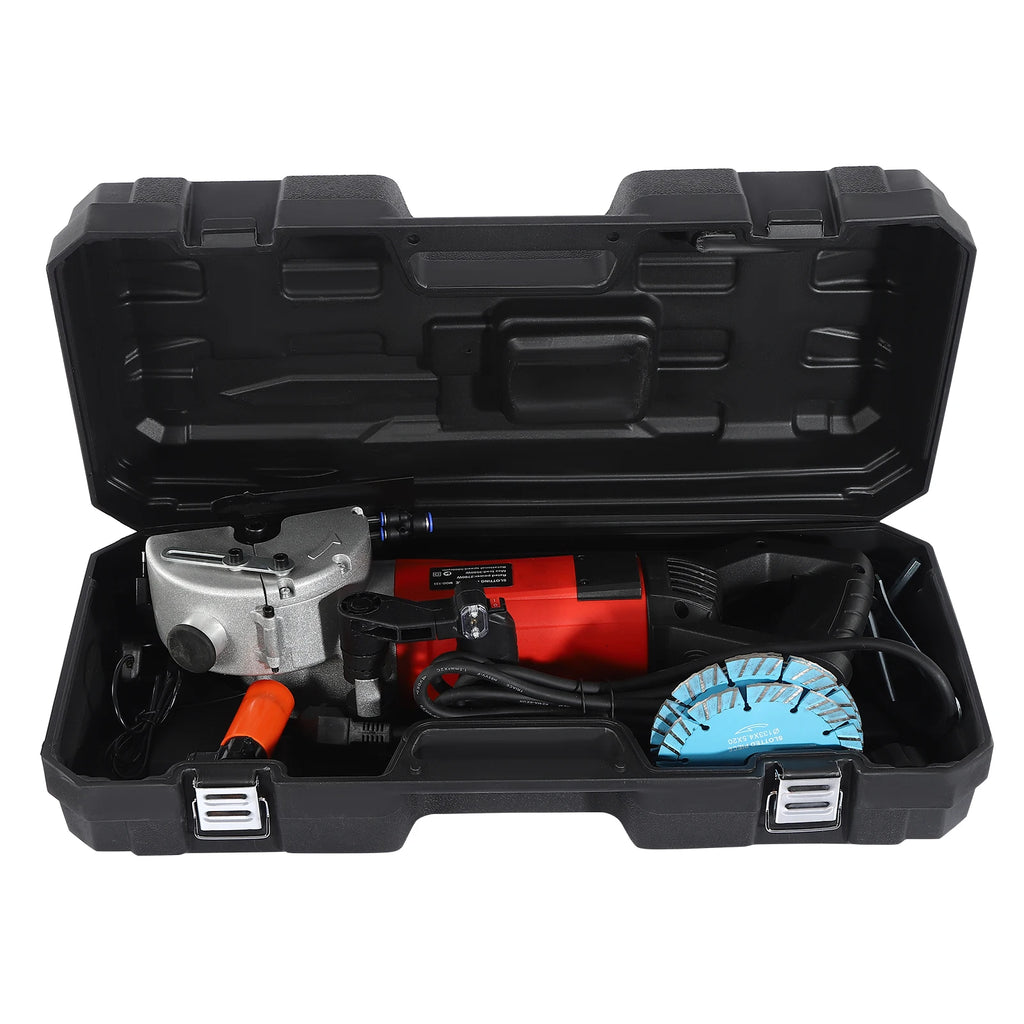 2700W Wall Chaser Concrete Cutter 133mm Concrete Circular Saw Slotter Electric Laser Aiming Groove Slotting Machine