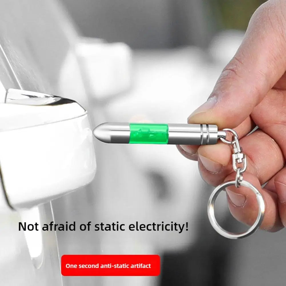 Human Body Static Eliminator Portable Anti-Static Keychain Static Electricity Remover Discharge Key Chain For Human Body