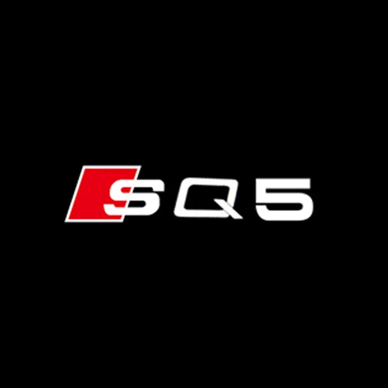 2Pcs Car Door Welcome Light Led HD Projector Lamp Courtesy Lights for Audi Sline S3 S4 S5 S6 S7 RSA3 A5 RS3 RS4 RS5 RS6 RS7 SQ5