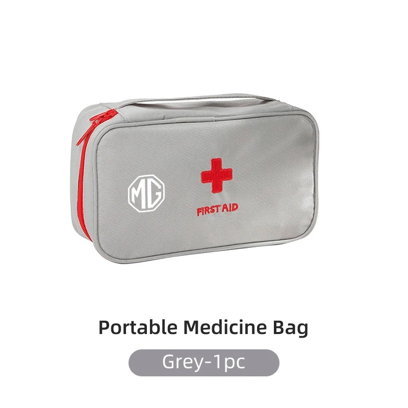 Car Portable Medicine Kit Outdoor First Aid Supplies Bag For Morris Garages MG 6 3 5 7 TF ZR ZS HS GS GT Hector RX5 RX8 Gundam