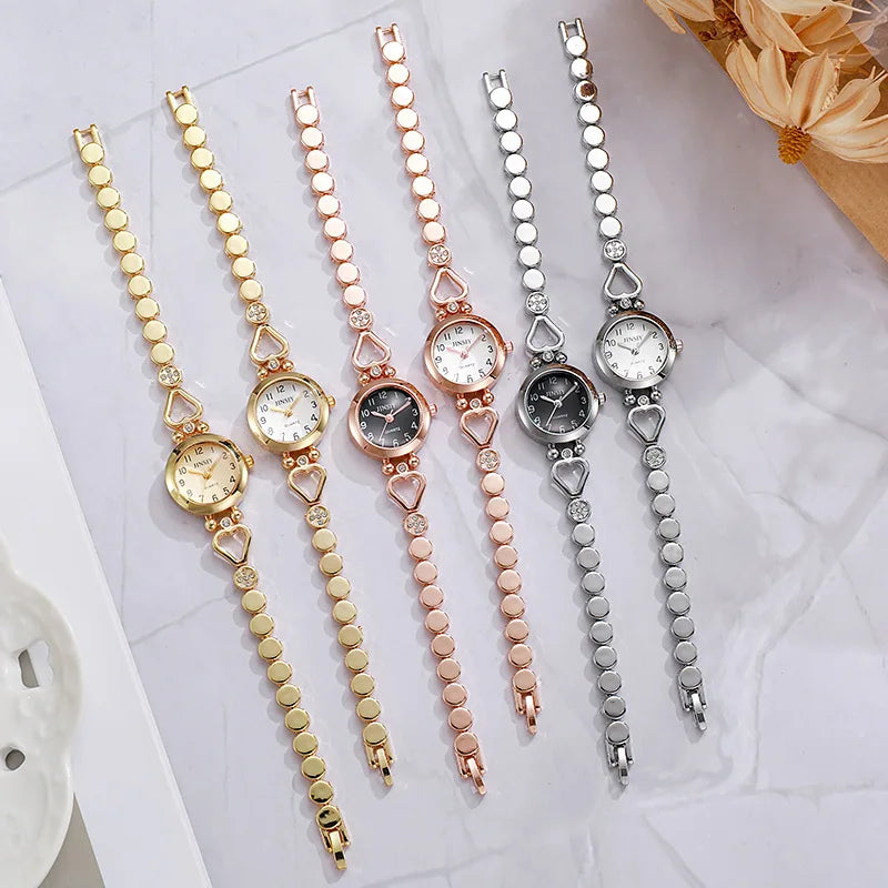 Fashion Women Bracelet Watches Luxury Gift Watches for Women Simple Ladies Quartz Watch Relojes Para Mujer Gold Watch Wholesale