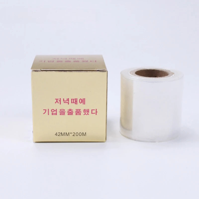 Tattoo Clear Plastic Wrap Preservative Microblading Film for Permanent Makeup Eyebrow Tattoo Accessories Beauty Tool for Salon