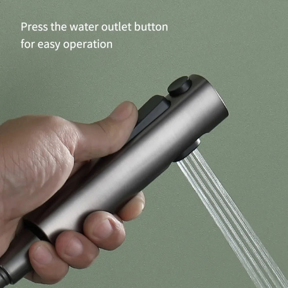 High Pressure Sprayer Nozzle Handheld Bathroom Water-saving Sprinkler Shattaf Shower Head Douche Kit