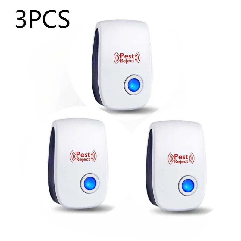 Ultrasonic Rat Destruction Mosquito Killer Repellent Pest Control Safe Effective For Home Garden Indoor Outdoor Insect Repeller