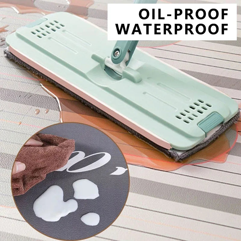 Kitchen Floor Mat Waterproof Oil-proof Carpet Pvc Leather Non-slip Foot Mats Solid Color Long Rug שטיח למטבח Alfombras