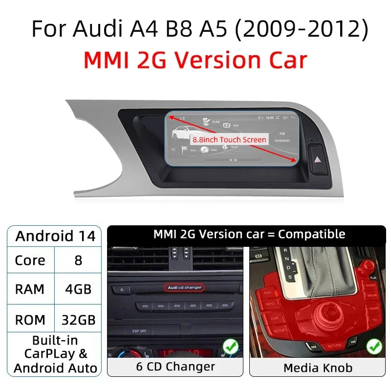 CarPlay for Audi A4 B8 A5