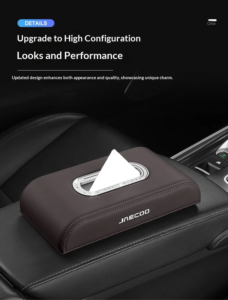 Suitable for JAECOO J5 J6 J7plus jaecoo J8 J7Phev car center console car mounted tissue box hanging bag tissue bag