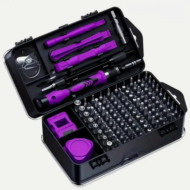 115-In-1 screwdriver set, strong magnetic and high hardness plum blossom disassembly machine, precision batch maintenance tool