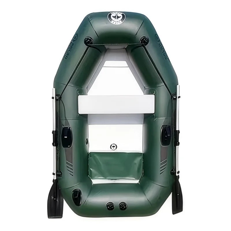 1.75M PVC Inflatable Fishing Boat with Air Mat Floor Surfing Canoe Racing Boats and Kayak Adult Watersport Outdoor Accessories