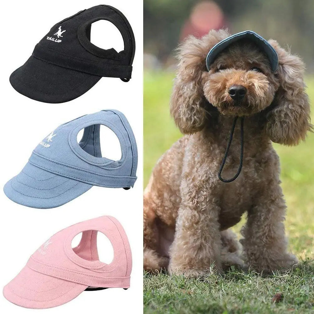 High-quality Ear Holes Pet Baseball Hat Adjustable Cat Dog Pet Visor Hat Outdoor Pet Casquette