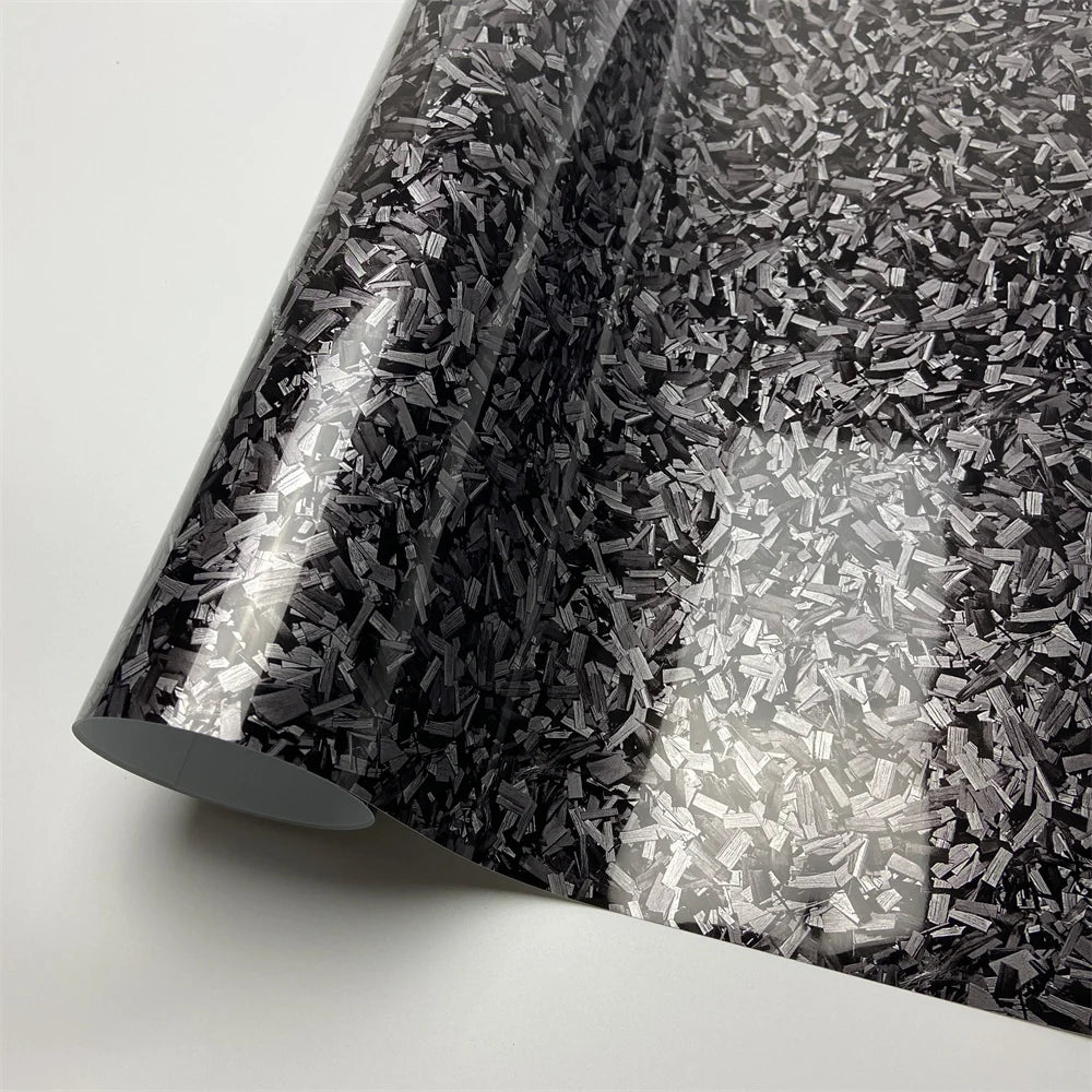 Glossy Forged Carbon Fiber Vinyl Wrap