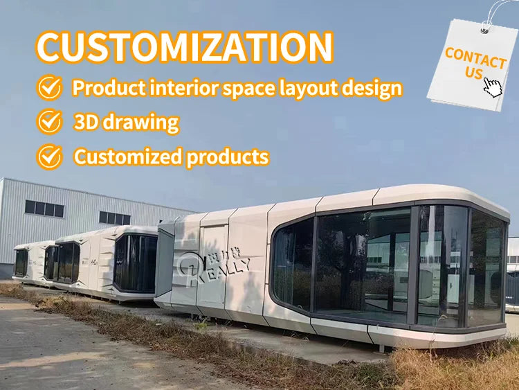 Innovative Space Capsule Living High Quality New Type Space Capsule House Luxury Mobile House