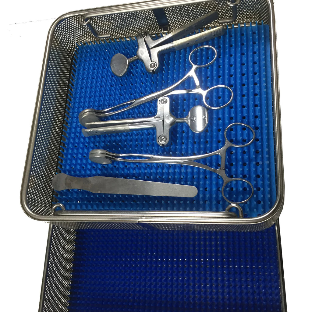 Autoclavable Silicone Mat for Veterinary Surgical Instrument Sterilization Tray Isolation Pad Pet Clinic Ophthalmic Tool
