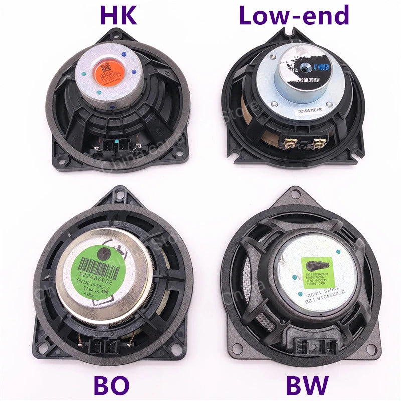 Car Midrange Speaker Tweeter Kit 4 Inch For BMW F10 F11 F15 F16 F20 F22 F23 F25 F26 F30 F32 F34 F47 F48 G20 G30 E60 E90