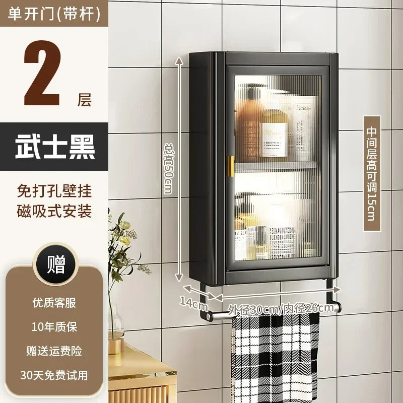 Meuble de salle de bain mural moderne blanc Armoire de rangement étanche Étagère pour toilettes Meuble-lavabo Décoration d'intérieur