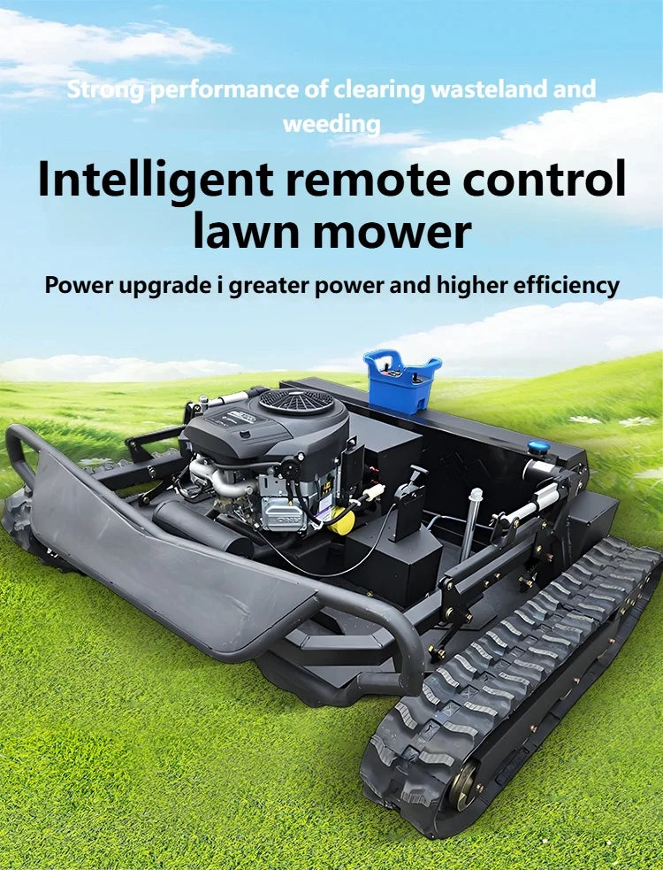 Controlled Lawn Mower Intelligent Mowing Robot for Orchards Fields Slopes Small Lithium-Ion Battery Powered Lawnmower