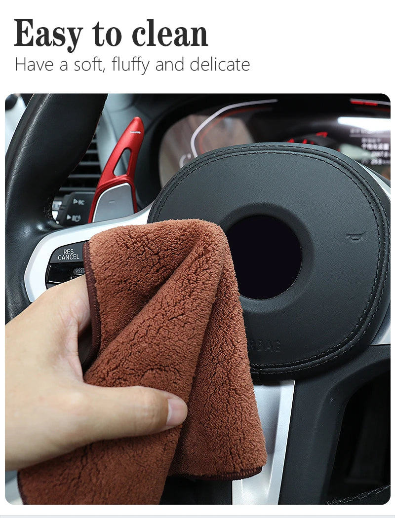 Microfiber Towel Car Cleaning Care Accessories for Tesla  Model 3 Highland 2023 Model S Model X Model Y