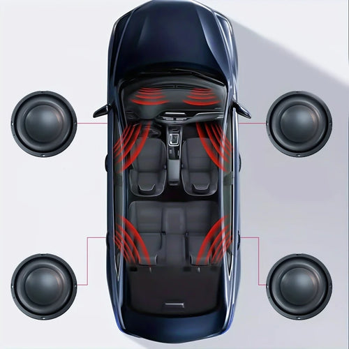 1 haut-parleur de basse de voiture 6,5" 200W, 4 Ohms, modification de composant stéréo pour la mise à niveau du système de cinéma maison et automobile