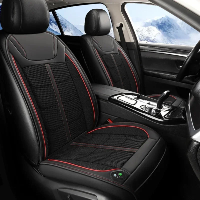 DC 12V 24V Car Summer Cool Cooling Air Vent Seat Chair Cushion Cover With Fast Blowing Ventilation Car Seat Cooler Pad Fan