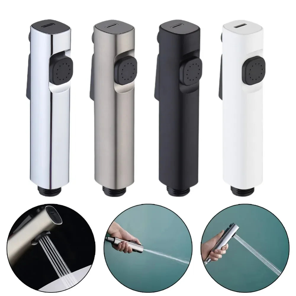 High Pressure Sprayer Nozzle Handheld Bathroom Water-saving Sprinkler Shattaf Shower Head Douche Kit