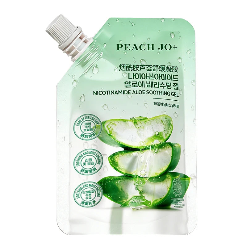 LGRAMER Aloe Vera Gel Face Cream Moisturizing Day Cream After Sun Repair Facial Essence Cream Beauty Facial Skin Care for Adults