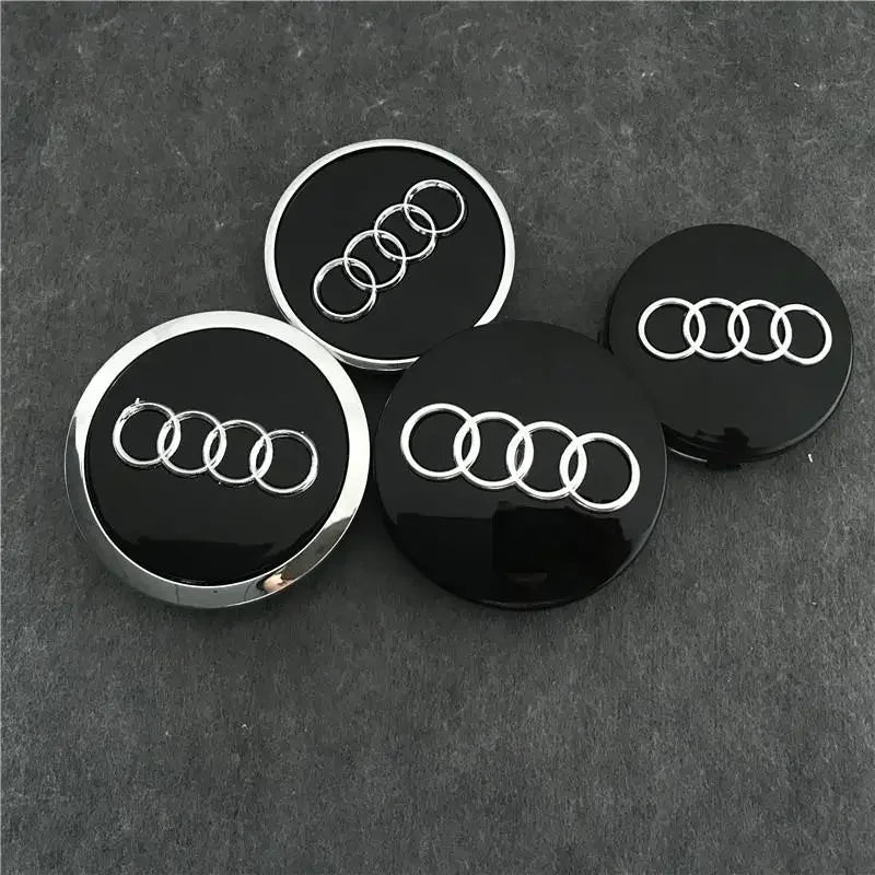 4pcs 60mm 61mm 68mm 69mm Car Styling Wheel Center Cap Hub Covers Badge 4B0601170 For Audi A3 A4 A5 A6 A7 A8 S4 S6 Accessories