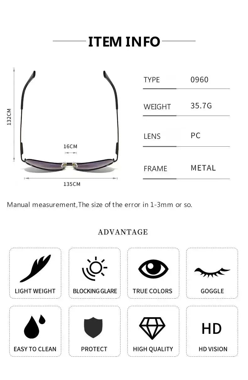 For Audi A4 A6 A8 Q5 Q7 High end luxury men driving polarized sunglasses, brand luxury anti glare, men and women Driver goggles