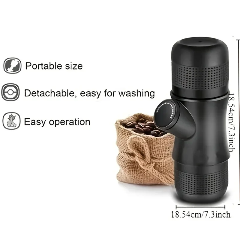 Mini Coffee Maker Fresh Portable Hand Pressure Handheld Espresso Machine  For Office/Home Outdoor Travel Applications