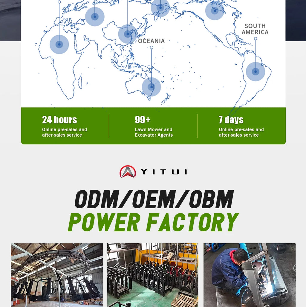 Customized Lawn Mower with Remote Control High Efficiency Low Power Consumption Suitable for Various Grass Types