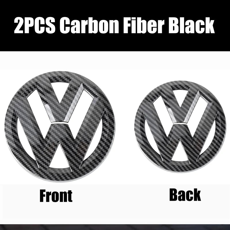 Volkswagen Car Logo Front Grille Rear Trunk Decoration Sticker For VW GTI Golf MK6 MK7 Polo Passat CC Tiguan T-ROC Jetta Arteon