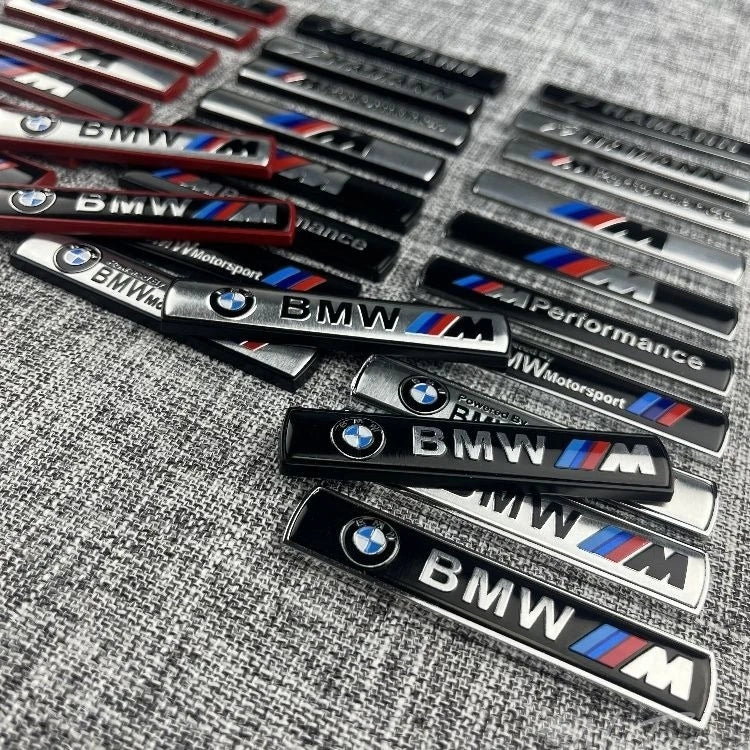 Car Styling 3D Sticker Metal Adhesive Emblem Decal Lables For BMW M E46 E90 E60 F30 G20 X1 X2 X3 X4 X5 X6 X7 i3 i4 i5 i7 M2 G30