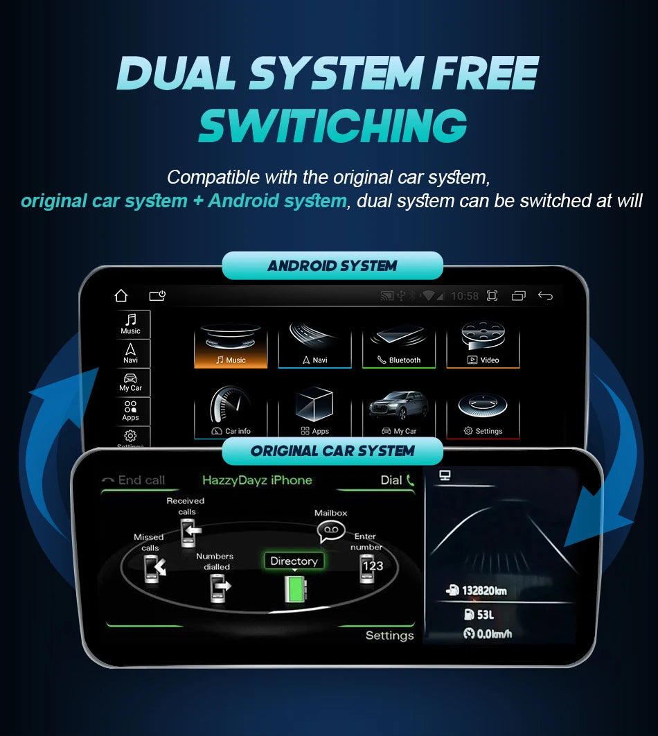 12.3 Android 14 Wireless Carplay For Audi A4 A5 Q5 B9 2017 2016-2023 IPS Touch Screen WIFI Multimedia Stereo GPS Navi Receiver