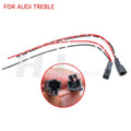 2pcs Car Audio Treble Speaker Plug Wire Tweeter Plug Sub Woofer Lossless Install Lond Speaker Cable Adapter Harness for Audi
