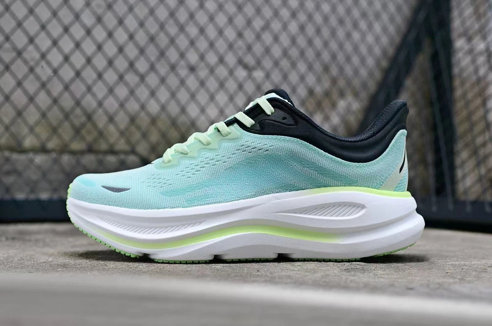 Trendy Unisex Breathable Mesh Running Sneakers, Lightweight Shock-Absorbing Casual Running Shoes