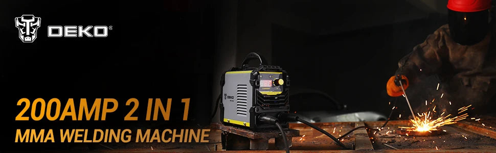 DEKO MMA Series 4.1KVA Inverter Arc Electric Welding Machine 220V MMA Welder for DIY Welding Working and Electric Working