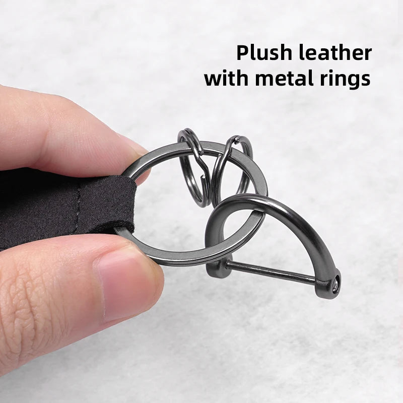 Carbon Fiber Car Keychain Man Women Keyring Gifts Key Organizer For Audi A3 A4 A5 A6 A7 A1 A2 A8 Q1 Q2 Q3 Q4 Q5 Q6 Q7 Q8 TT RS3