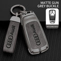 Zinc Alloy Style Car Key Case Cover Shell Remote Control Protector Accessory For Audi A4 B9 A5 A6 8S 8W Q5 Q7 4M S4 S5 S7 TT RS